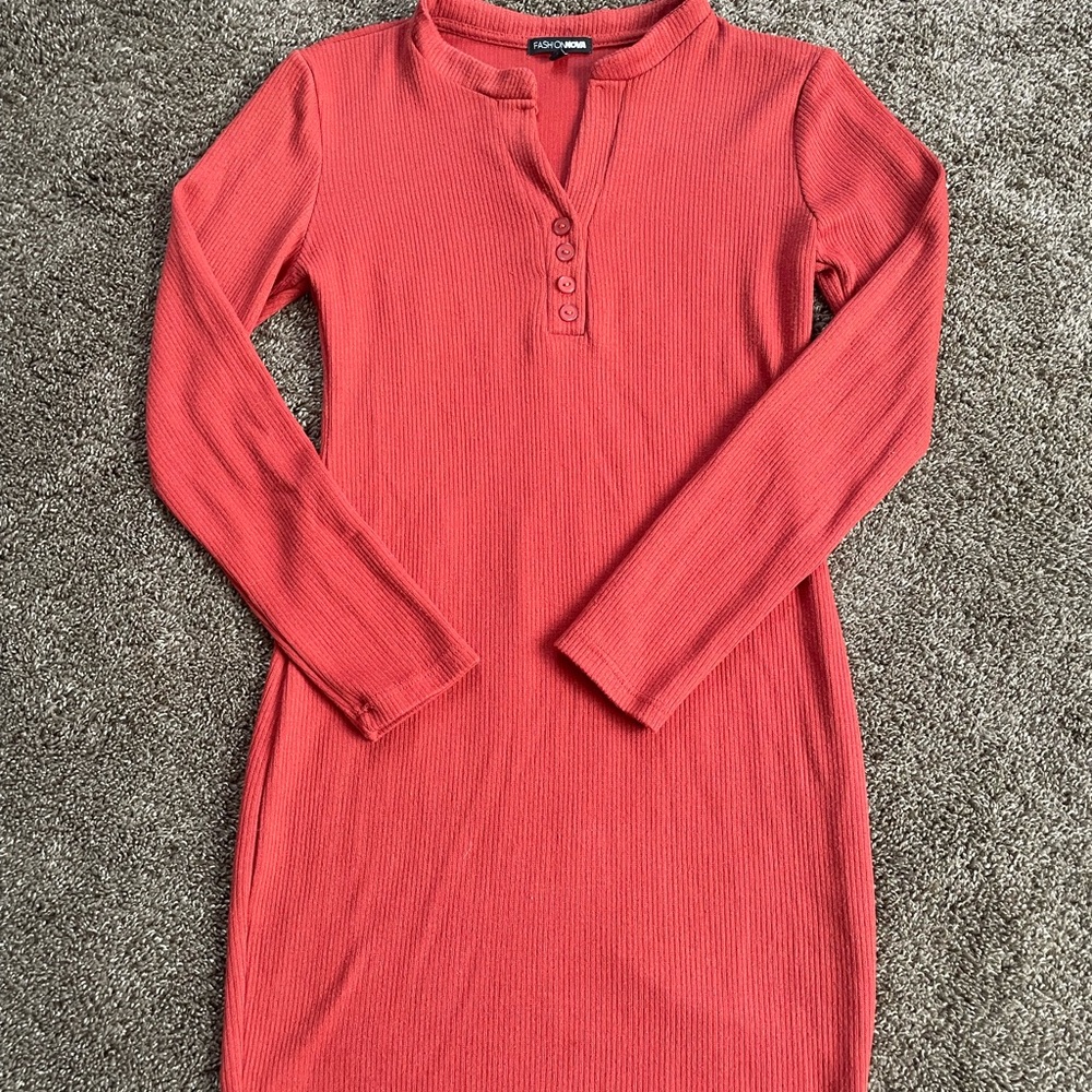 Fashion Nova Long Sleeve Dress